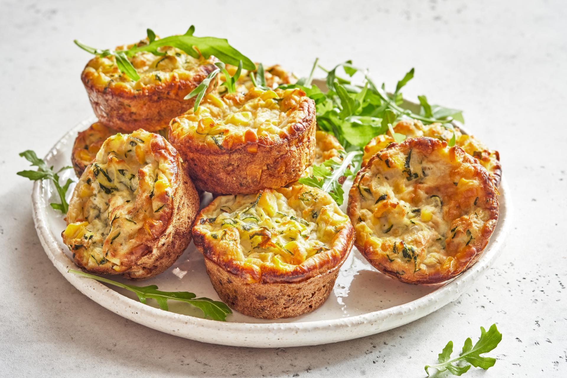 Muffin prático de legumes