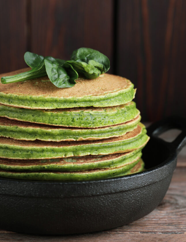 Panqueca de espinafre